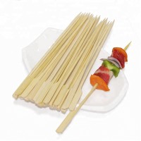 Wholesale round bamboo sticks for BBQ