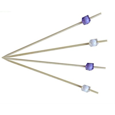 factory direct natural high quality  flat bamboo pick skewer stick