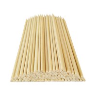 Disposable round dried barbecue bamboo sticks